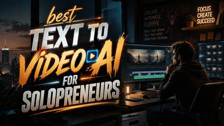 Mejor IA de texto a video para solopreneurs en 2026
