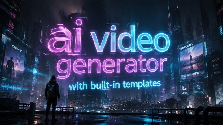 How Does AI Video Generator with Built-in Templates Work in 2026?