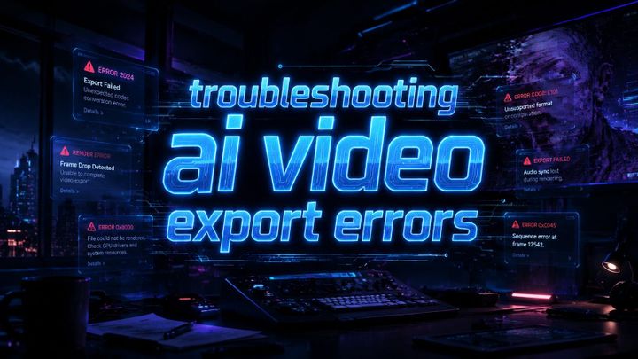 Why AI Video Export Errors Happen and How to Fix Them (2026)
