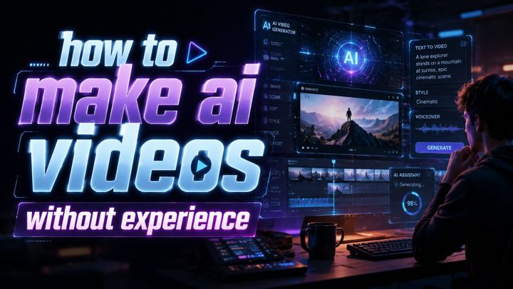 How to Make AI Videos Without Experience in 2026: Beginner's Guide