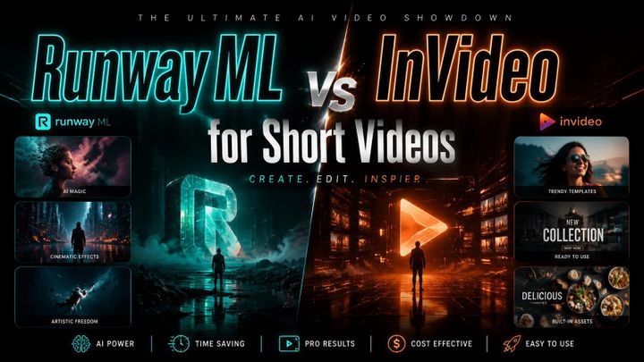 Runway ML vs InVideo for Short Videos: Which AI Tool Wins in 2026?