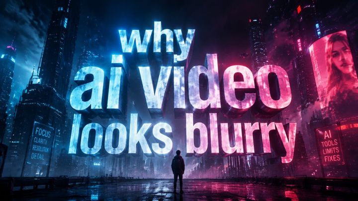 AI動画がぼやける理由とは？原因と解決策を解説