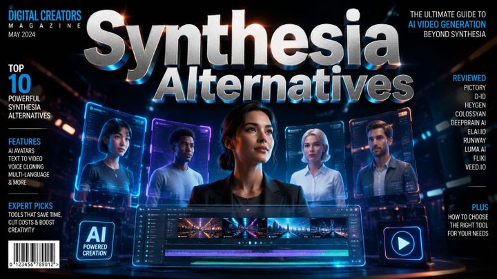 Meilleures alternatives à Synthesia pour créer des vidéos en 2026