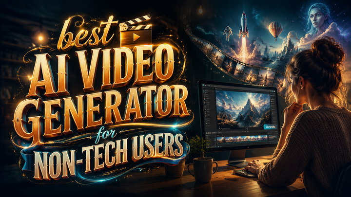 Best AI Video Generator for Non-Tech Users in 2026 (Easy Tools)
