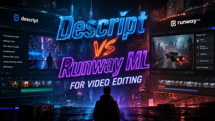 Descript vs Runway ML for Video Editing: Which AI Tool Wins in 2026?