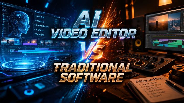 AI Video Editor vs Traditional Software: Which Saves More Time in 2026?