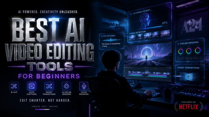 Best AI Video Editing Tools for Beginners (2026 Guide)