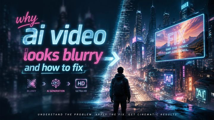 Why AI Video Looks Blurry and How to Fix It in 2026