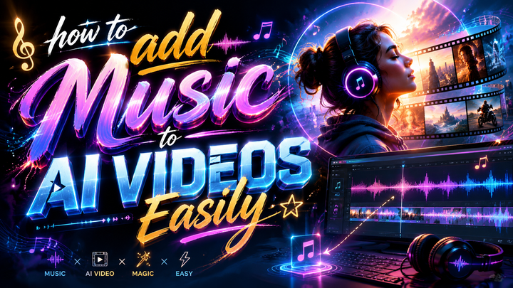 Como Adicionar Música a Vídeos de IA Facilmente (2026)
