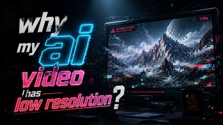 ¿Por qué mi video IA tiene baja resolución? Causas y soluciones