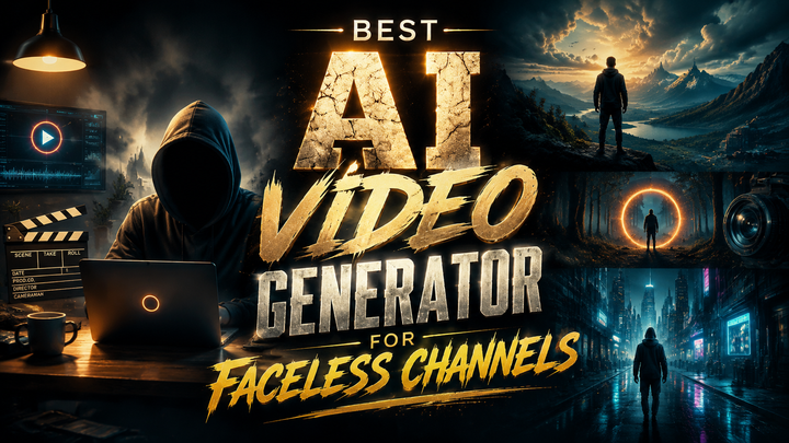 Best AI Video Generator for Faceless Channels (2026)