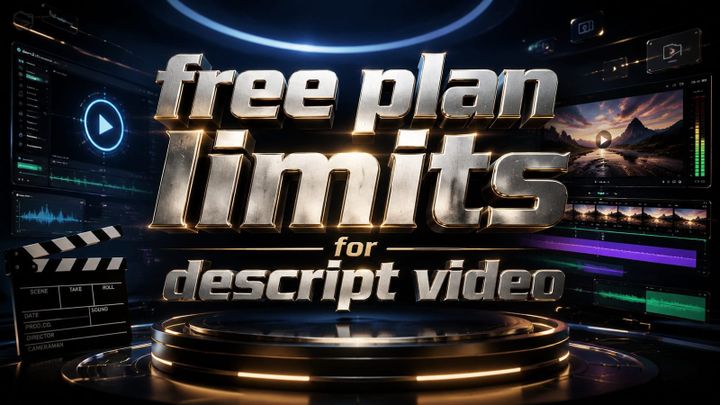 What Are Descript Video's Free Plan Limits in 2026?
