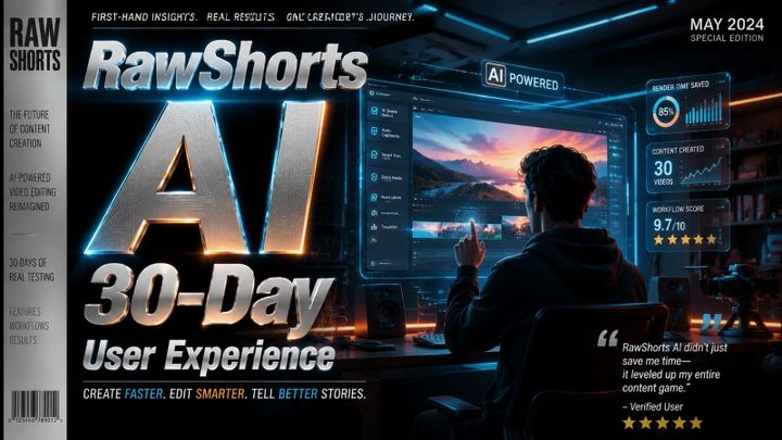 RawShorts AI: Minha Experiência de 30 Dias com a Ferramenta