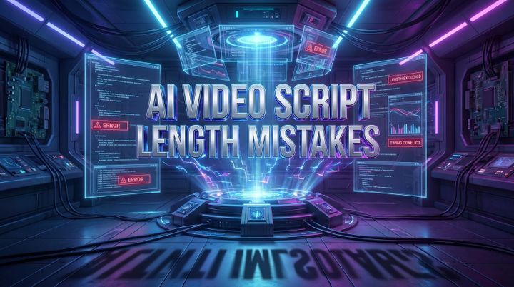 Why AI Video Script Length Mistakes Happen and How to Fix Them