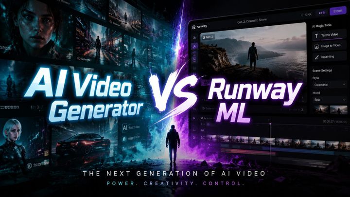 AI Video Generator vs Runway ML: Which Tool Fits Your 2026 Workflow?