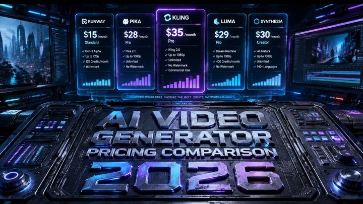 AI Video Generator Costs 2026: 5 Tools Compared