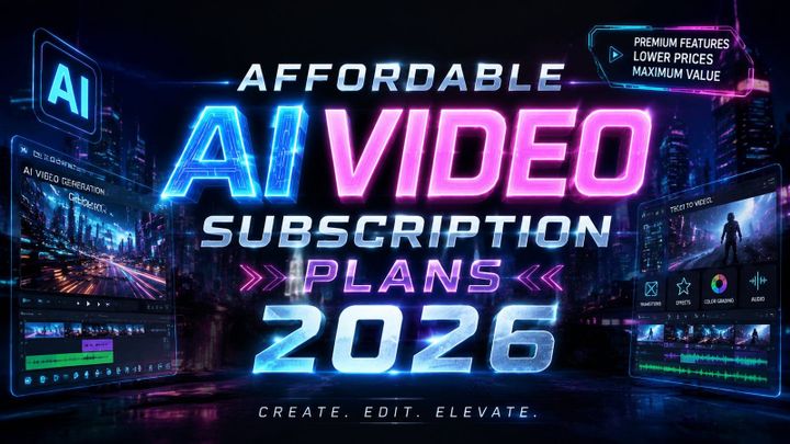 Affordable AI Video Plans in 2026: What to Expect and How to Choose
