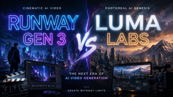 Runway Gen 3 vs Luma Labs: Which AI Video Tool Wins in 2026?