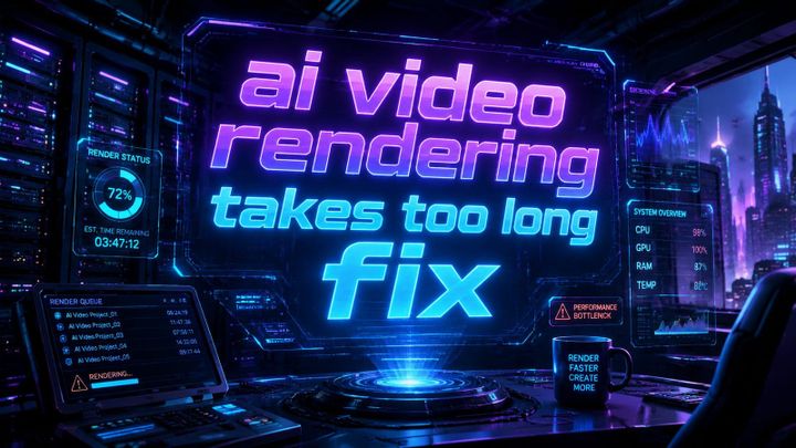 Why AI Video Rendering Takes Too Long and How to Fix It in 2026