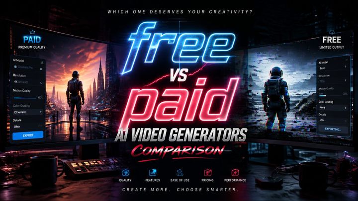 Free vs Paid AI Video Generators: Which Should You Choose in 2026?