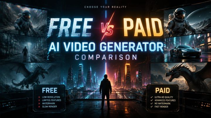 Free vs Paid AI Video Generators: Which Wins for Quality in 2026?