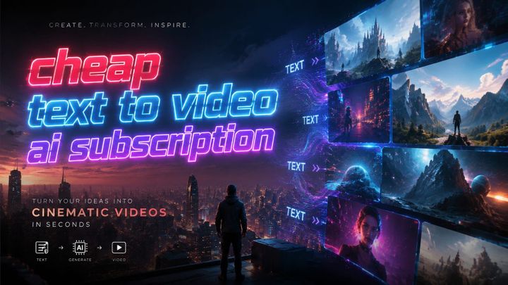 How Does Cheap Text to Video AI Subscription Work in 2026?