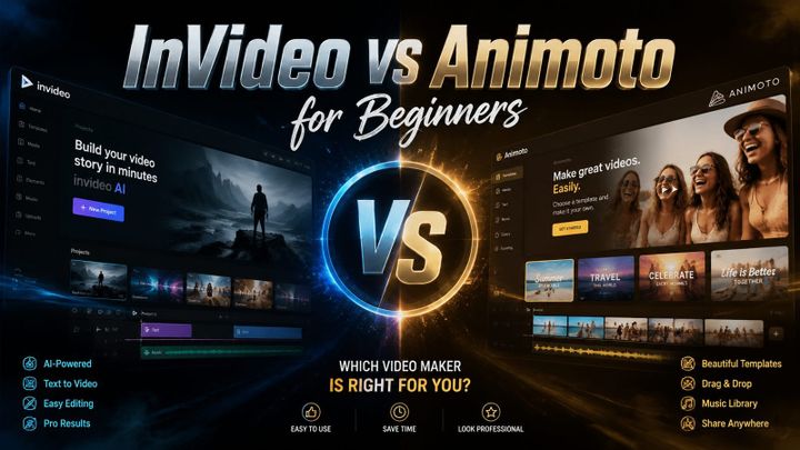 InVideo vs Animoto for Beginners: Which Tool Wins in 2026?