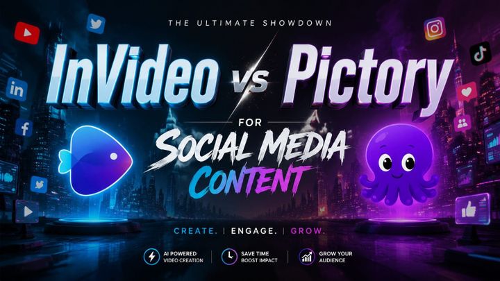 InVideo vs Pictory for Social Media Content: Which Tool Wins in 2026?