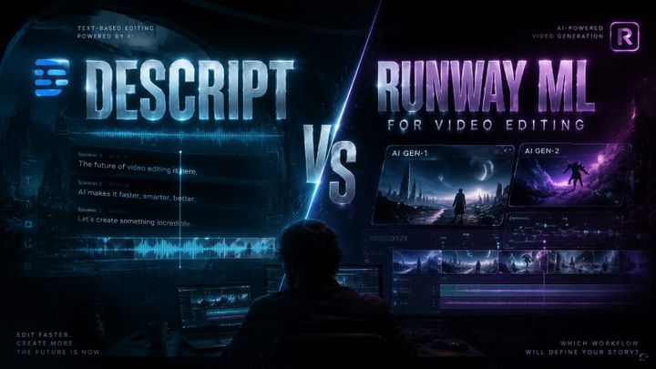 Descript vs Runway ML for Video Editing: Which AI Tool Wins in 2026?