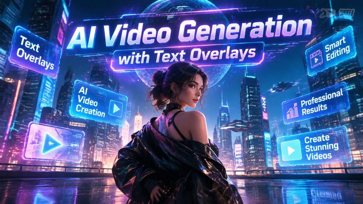 Step-by-Step Guide to AI Video Generation with Text Overlays