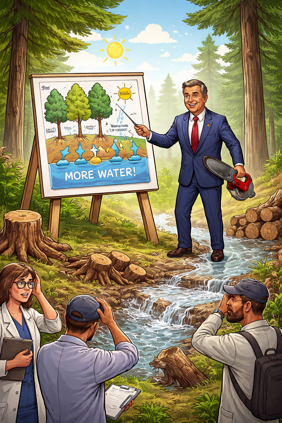 Cutting Trees to “Create Water”: When Political Folklore Masquerades as Hydrology