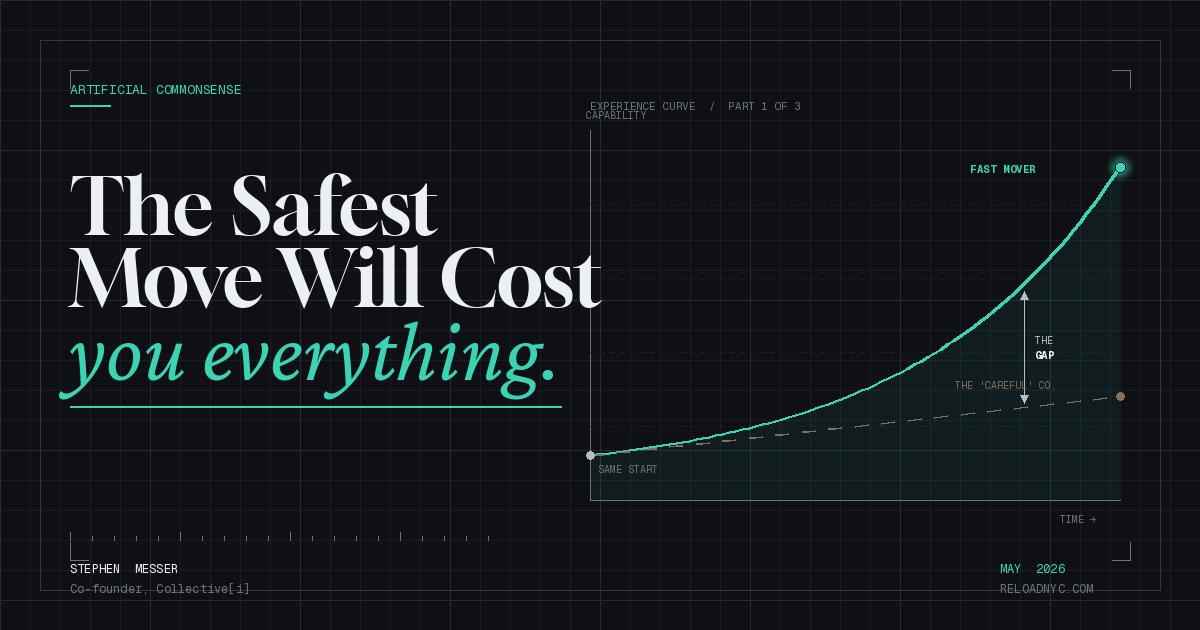 The Safest Move You Can Make With AI Will Cost You Everything.