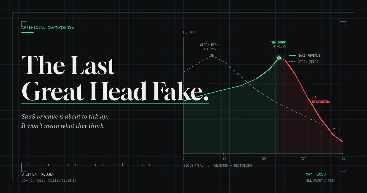 The Last Great Head Fake in Software History.