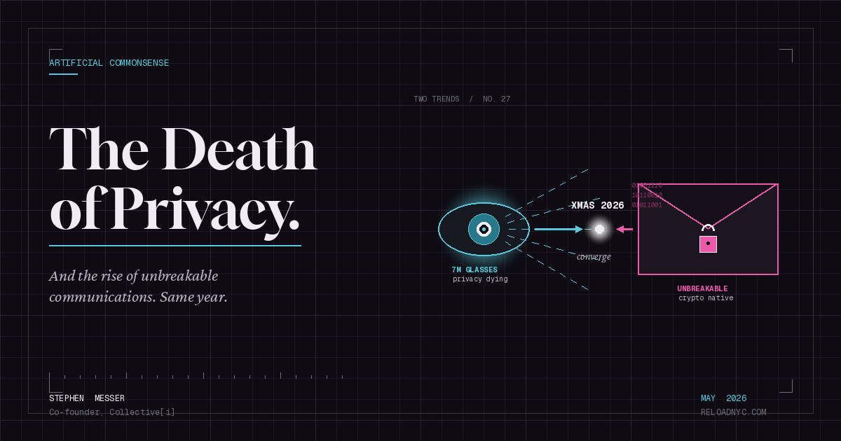 The Death of Privacy. The Rise of Unbreakable Communications.