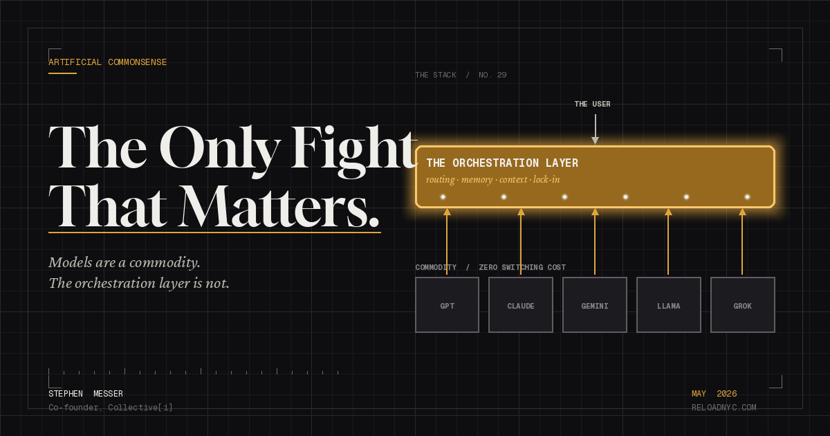 The Only Fight That Matters in AI. And Nobody Is Even Naming It.