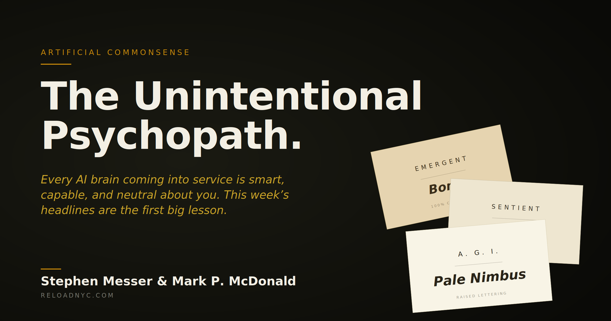 The Unintentional Psychopath.