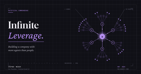 Infinite Leverage. Building a Company With More Agents Than People.