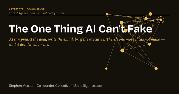The One Thing AI Can’t Fake