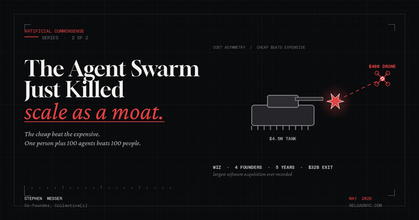The Agent Swarm Just Killed Scale as a Moat.