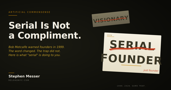 Serial Is Not a Compliment.