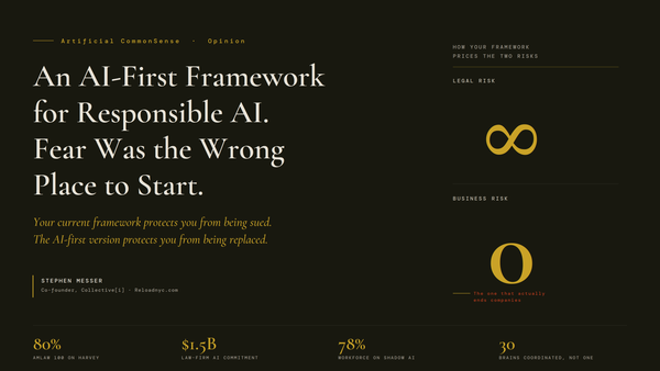 An AI-First Framework for Responsible AI.  Fear Was the Wrong Place to Start.