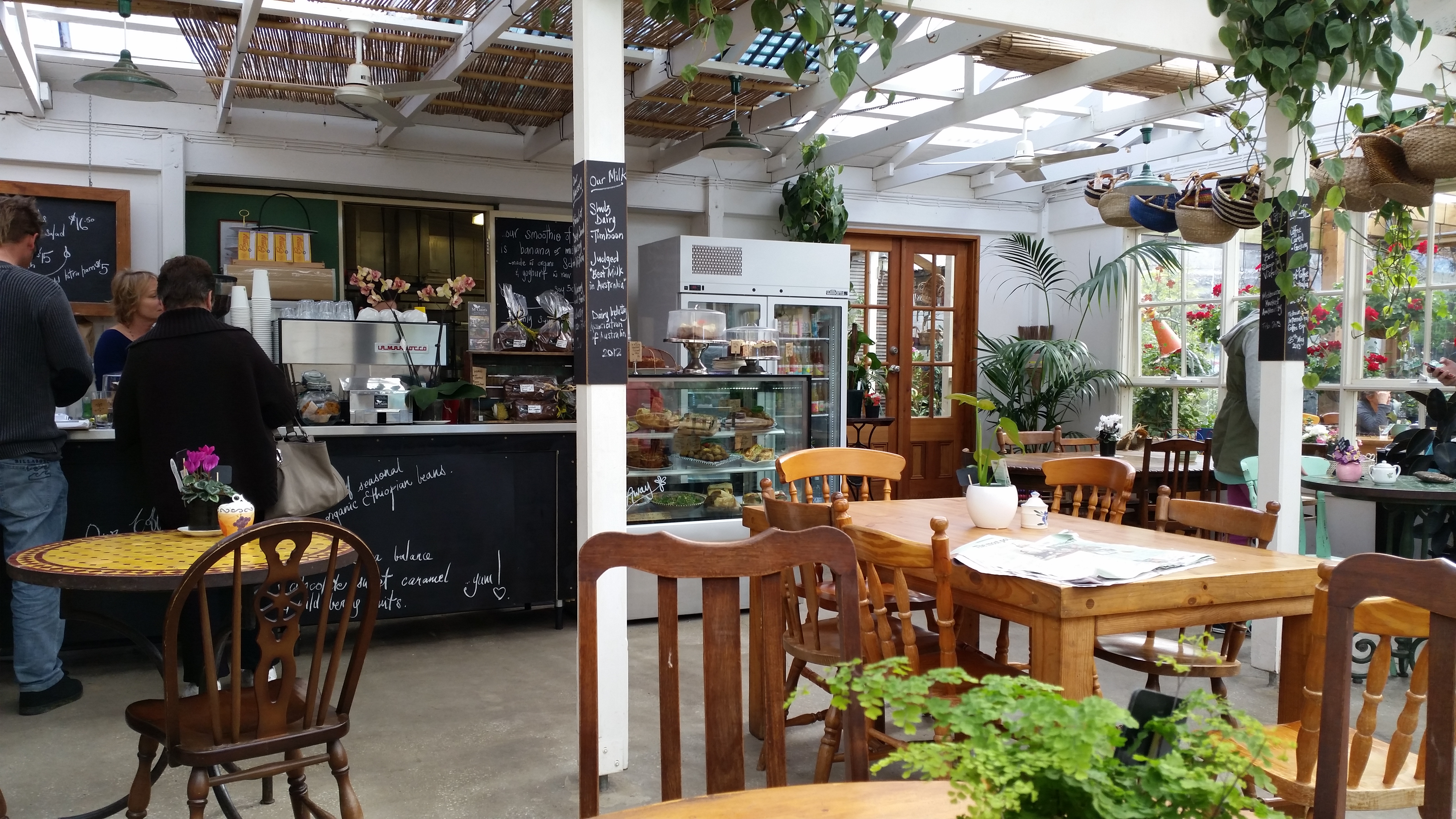 The inside of Mcgains Cafe