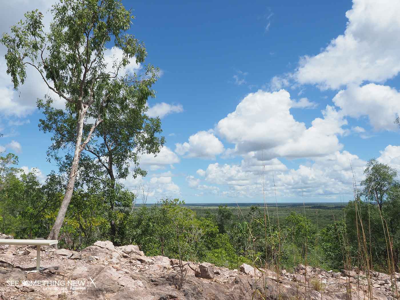 The view over the lowlands on the Upper Cascad