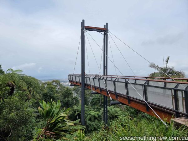 Coffs Harbour Forest Sky Pier & Picnic Area at Sealy Lookout in Orara East State Forest