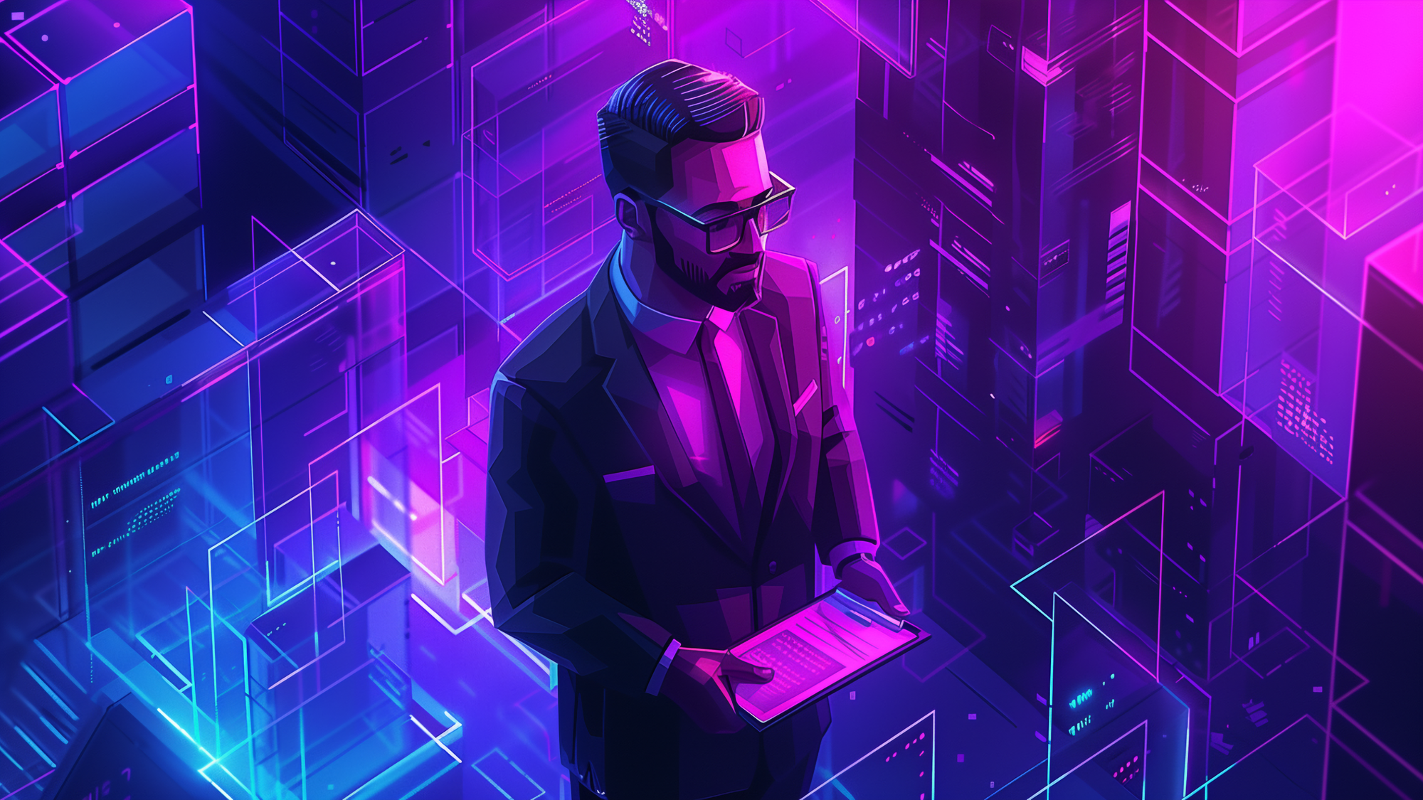 older man who is a compliance auditor standing while holding a clipboard with compliance audit checks