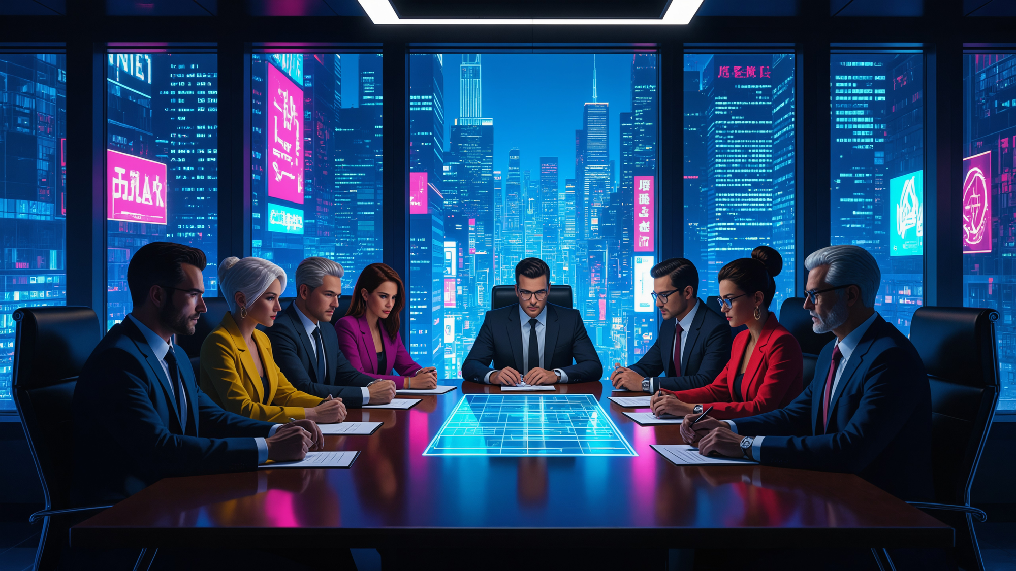 small boardroom discussing risk