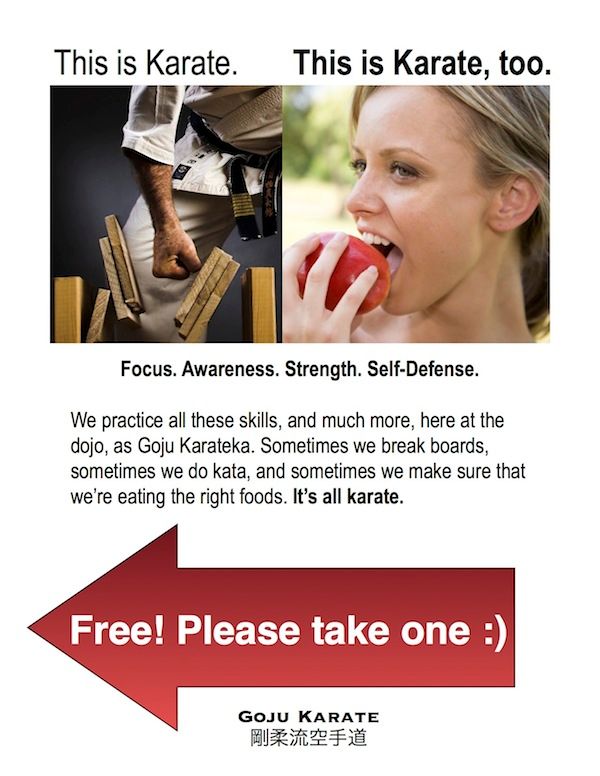 Free Fruit at Goju Karate Free Fruit at Goju Karate