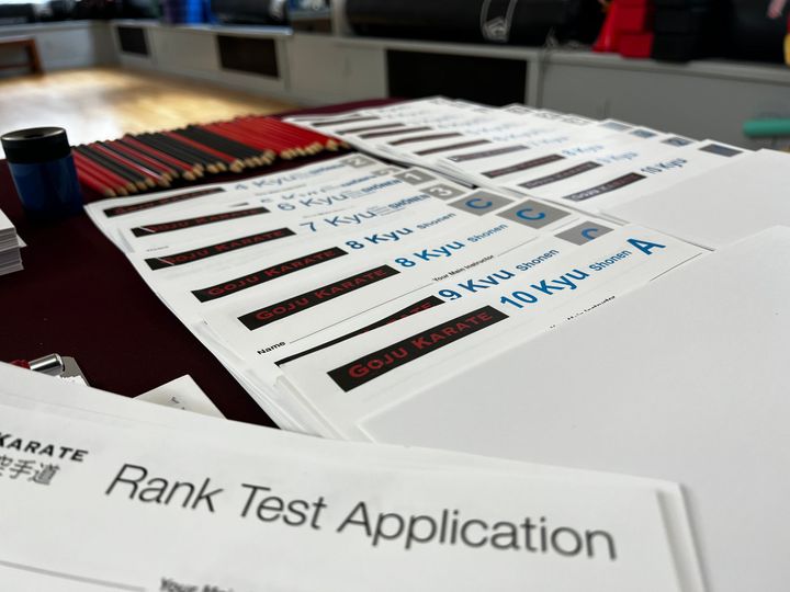 August 2023 Rank Testing