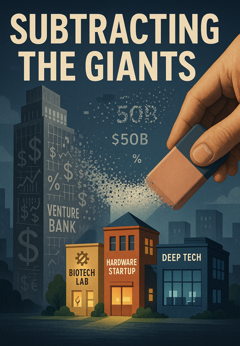 Subtracting the Giants: How to Escape the Venture Capital Collapse