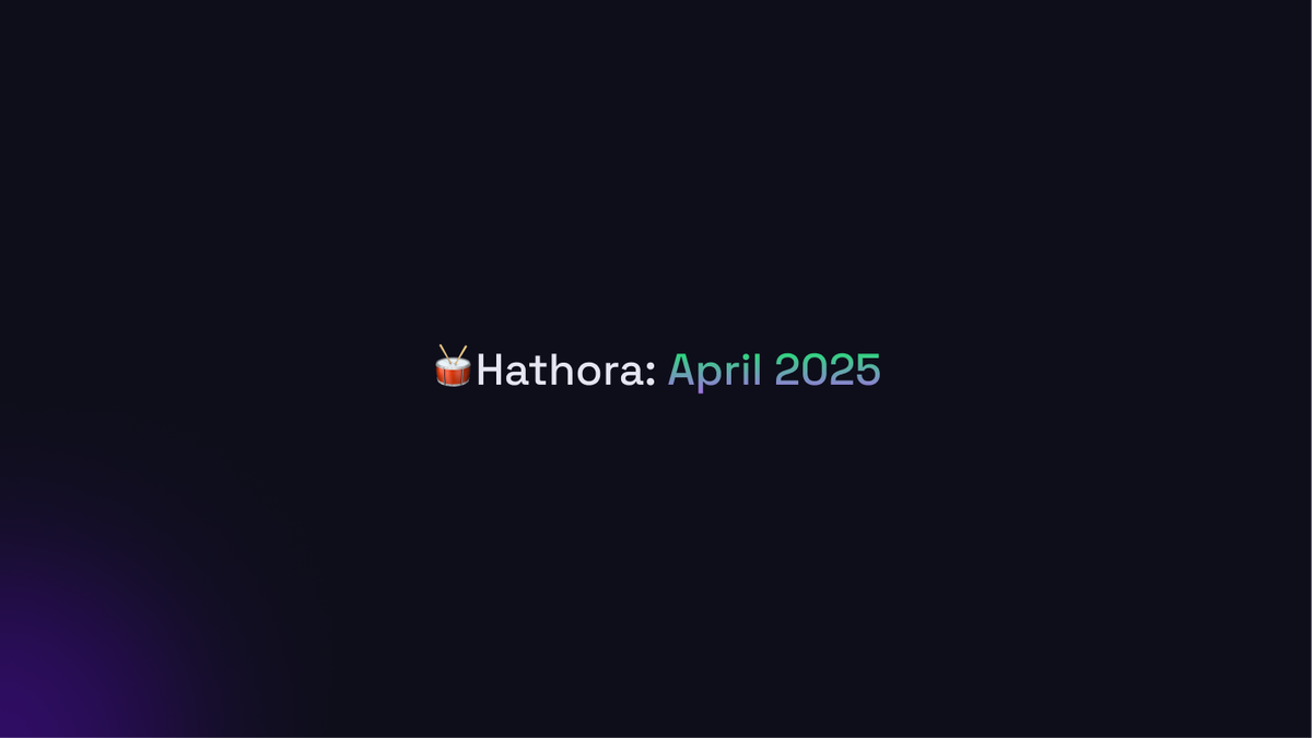 Changelogs: April 2025